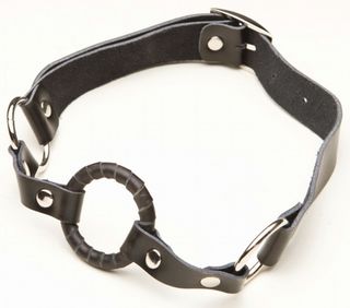 Gag with Leather Wrapped O-Ring