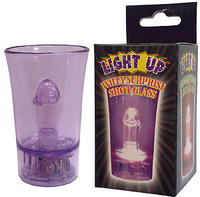 Light Up Willy Surprise Shot Glass